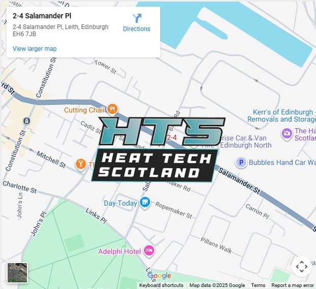 HTS Heat Teach Scotland Map
