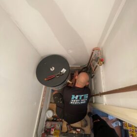 Plumbing Maintenance in Tight Space